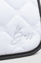 Boss Equestrian Glitter nyeregalátét – Kézírásos logóval