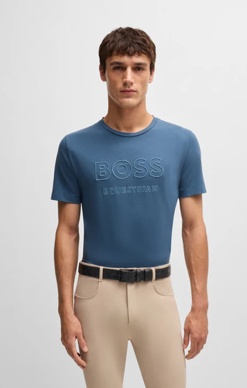 BOSS Equestrian fonott hatású bőröv