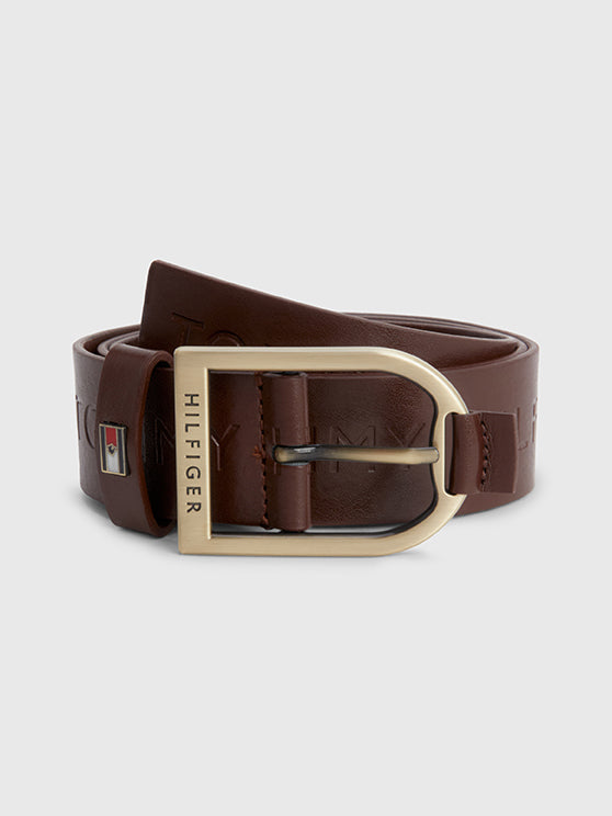 Tommy Hilfiger Equestrian kengyelcsatos vegán bőr öv