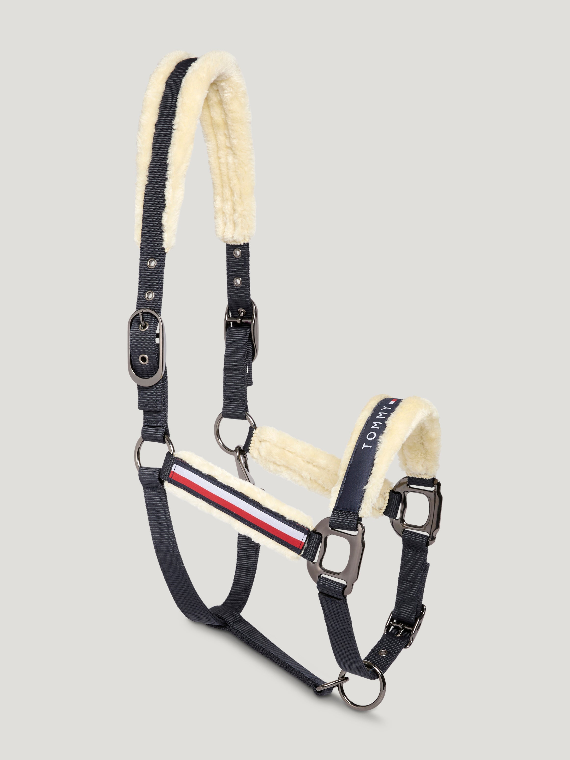 Tommy Hilfiger szőrmés kötőfék + vezetőszár