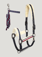 Tommy Hilfiger szőrmés kötőfék + vezetőszár